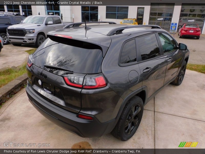 Granite Crystal Metallic / Black 2021 Jeep Cherokee Altitude 4x4
