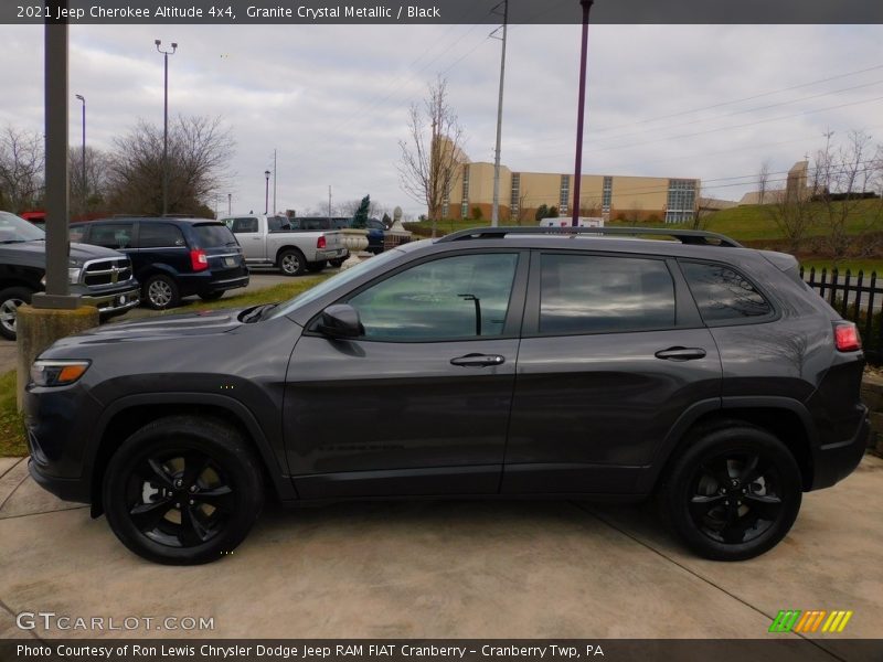 Granite Crystal Metallic / Black 2021 Jeep Cherokee Altitude 4x4