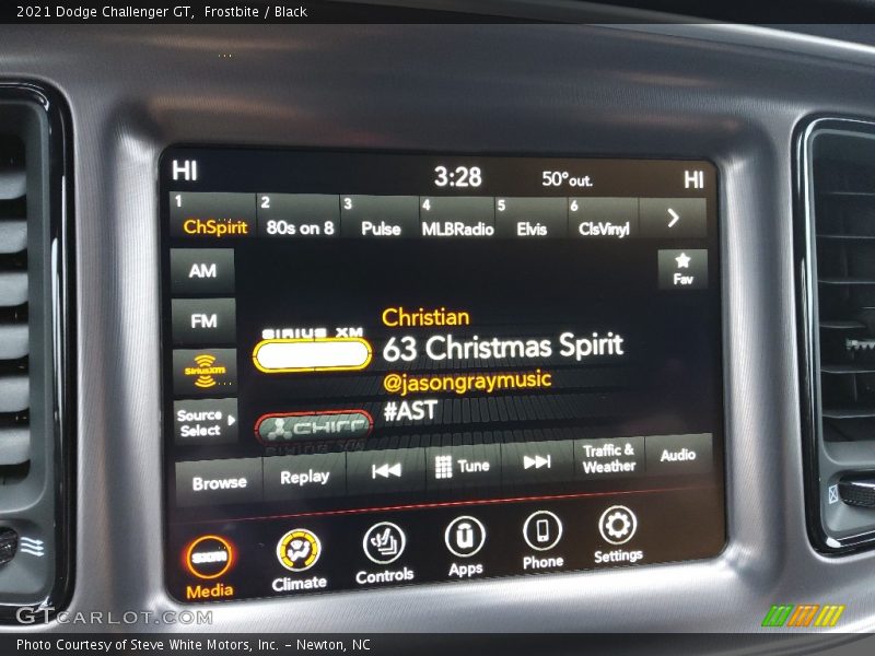 Frostbite / Black 2021 Dodge Challenger GT