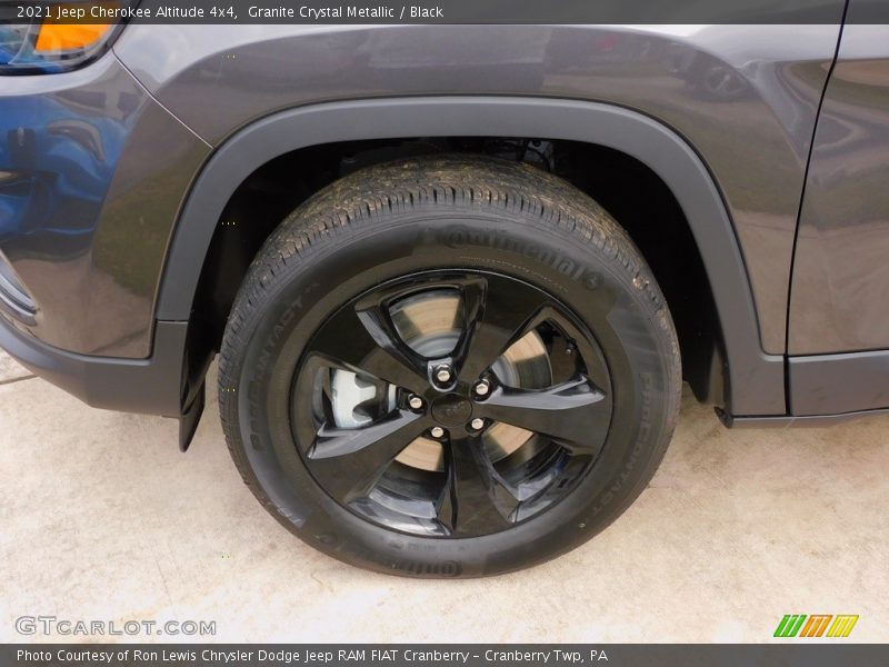 Granite Crystal Metallic / Black 2021 Jeep Cherokee Altitude 4x4