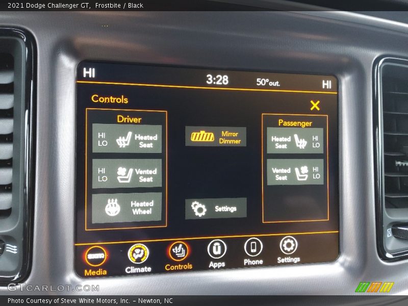 Frostbite / Black 2021 Dodge Challenger GT