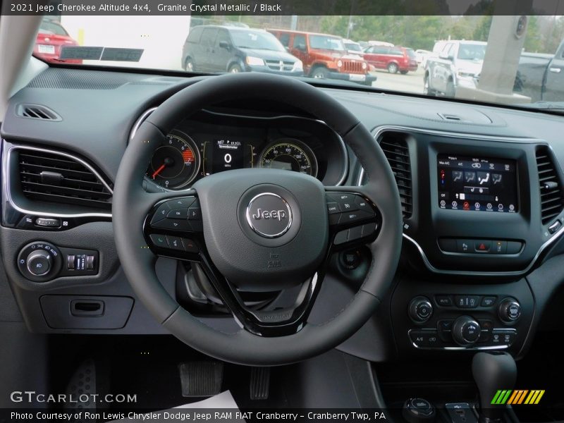 Granite Crystal Metallic / Black 2021 Jeep Cherokee Altitude 4x4