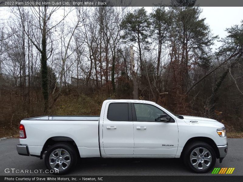 Bright White / Black 2022 Ram 1500 Big Horn Quad Cab