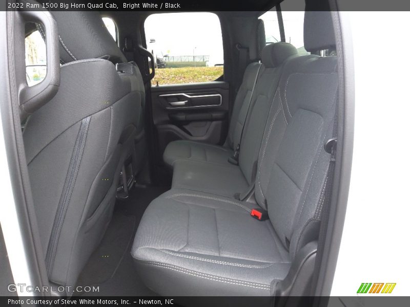 Bright White / Black 2022 Ram 1500 Big Horn Quad Cab