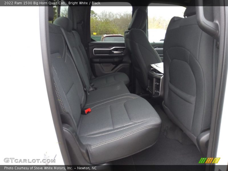 Bright White / Black 2022 Ram 1500 Big Horn Quad Cab
