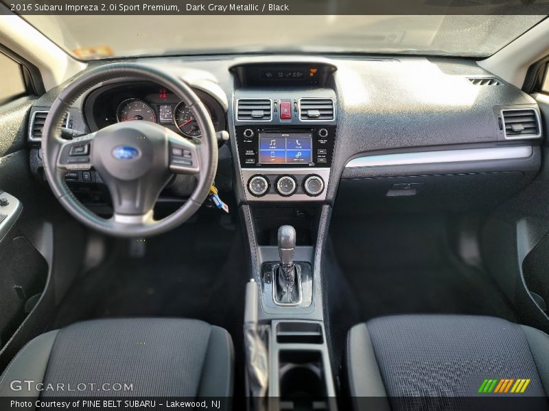 Dark Gray Metallic / Black 2016 Subaru Impreza 2.0i Sport Premium