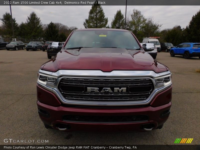 Delmonico Red Pearl / Black 2022 Ram 1500 Limited Crew Cab 4x4