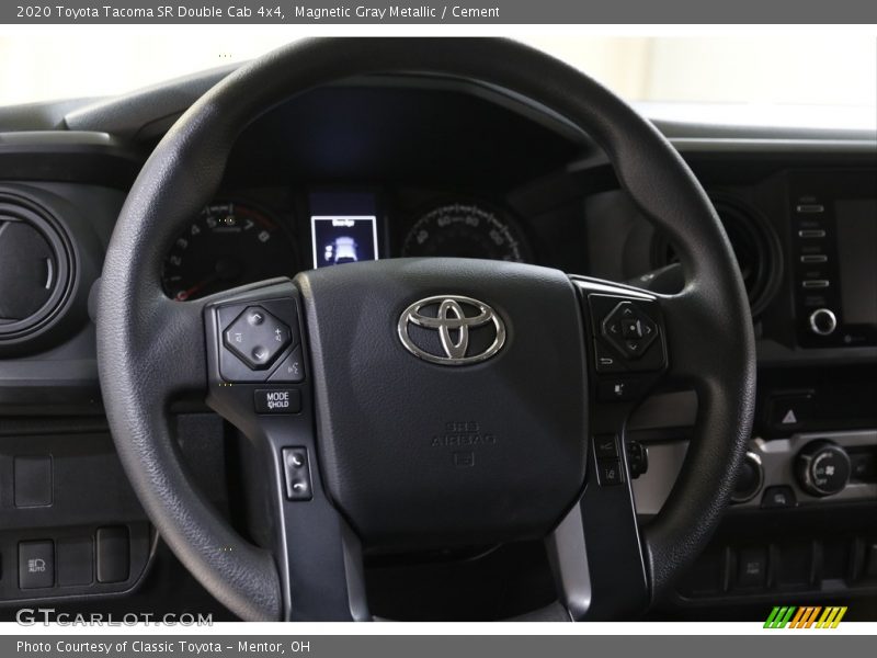 Magnetic Gray Metallic / Cement 2020 Toyota Tacoma SR Double Cab 4x4