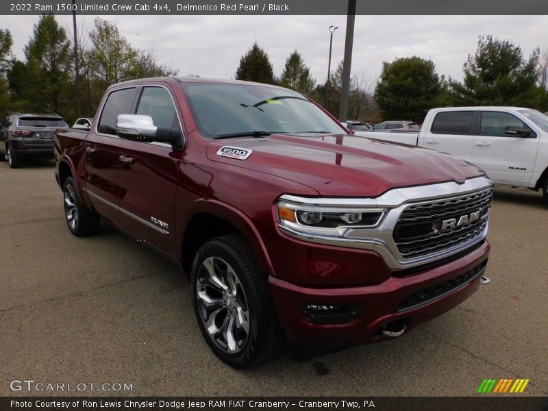 Delmonico Red Pearl / Black 2022 Ram 1500 Limited Crew Cab 4x4