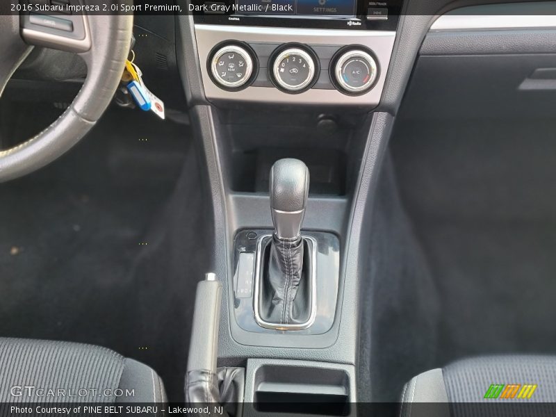 Dark Gray Metallic / Black 2016 Subaru Impreza 2.0i Sport Premium