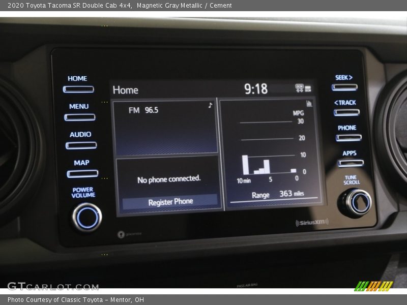 Magnetic Gray Metallic / Cement 2020 Toyota Tacoma SR Double Cab 4x4