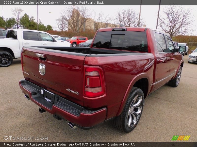 Delmonico Red Pearl / Black 2022 Ram 1500 Limited Crew Cab 4x4