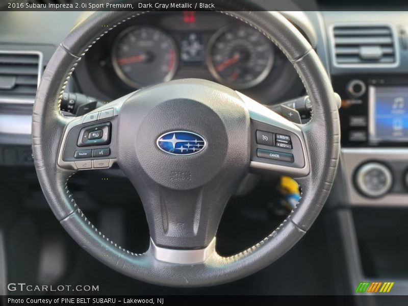 Dark Gray Metallic / Black 2016 Subaru Impreza 2.0i Sport Premium