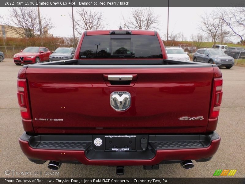 Delmonico Red Pearl / Black 2022 Ram 1500 Limited Crew Cab 4x4