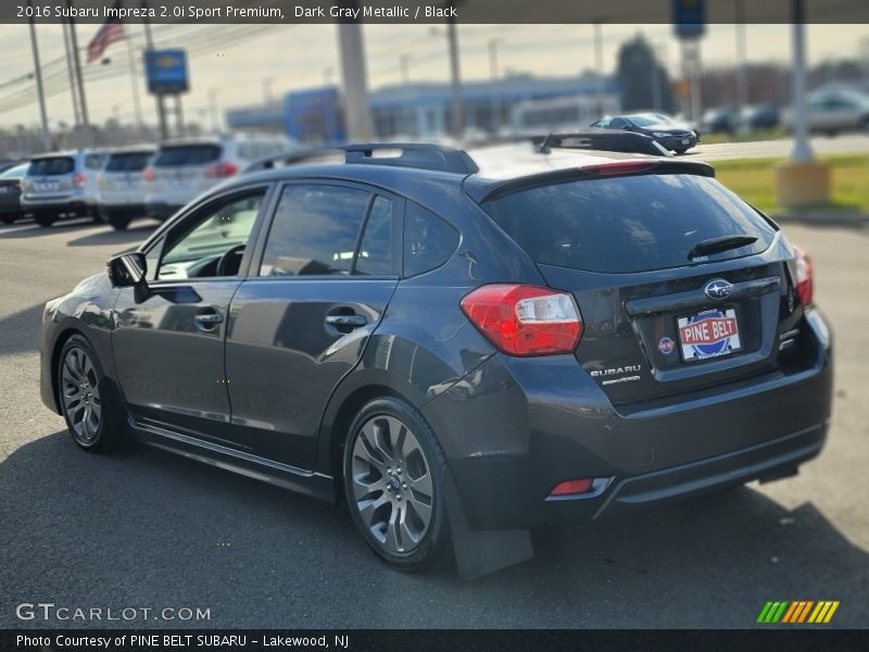 Dark Gray Metallic / Black 2016 Subaru Impreza 2.0i Sport Premium