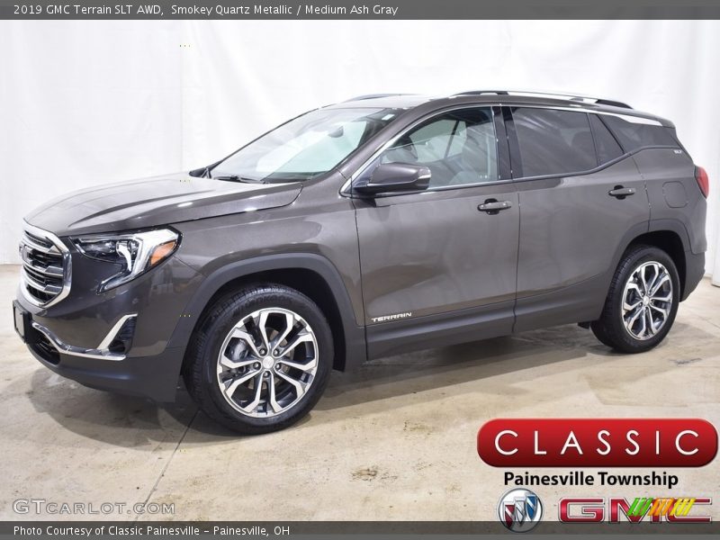 Smokey Quartz Metallic / Medium Ash Gray 2019 GMC Terrain SLT AWD