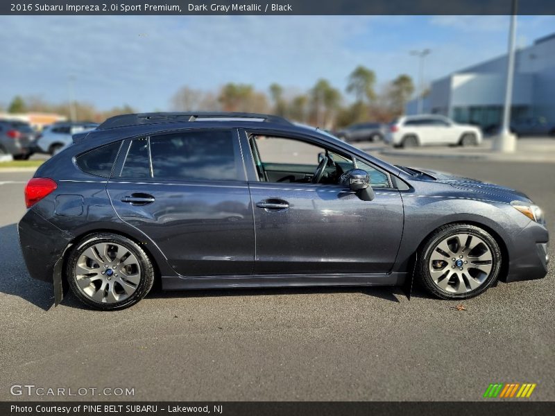 Dark Gray Metallic / Black 2016 Subaru Impreza 2.0i Sport Premium