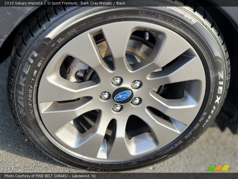 Dark Gray Metallic / Black 2016 Subaru Impreza 2.0i Sport Premium