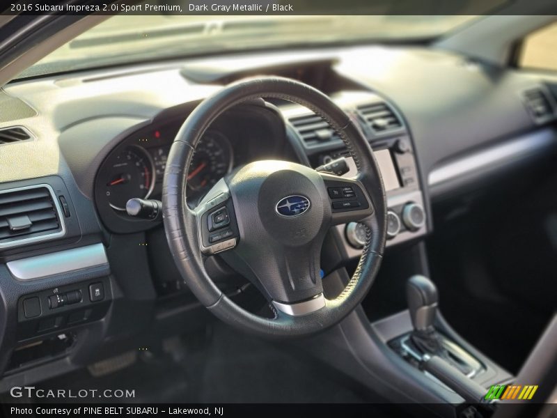 Dark Gray Metallic / Black 2016 Subaru Impreza 2.0i Sport Premium