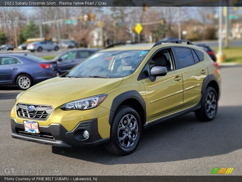 Plasma Yellow Pearl / Gray 2021 Subaru Crosstrek Sport