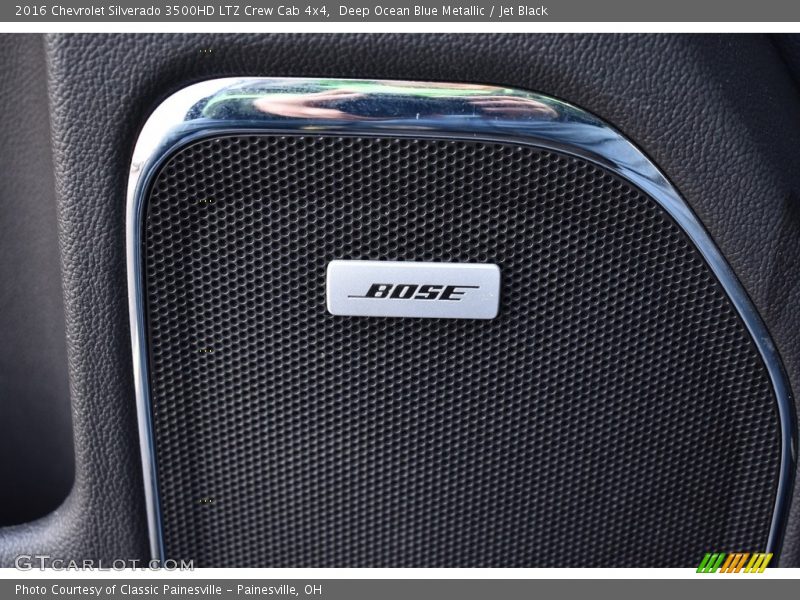 Deep Ocean Blue Metallic / Jet Black 2016 Chevrolet Silverado 3500HD LTZ Crew Cab 4x4