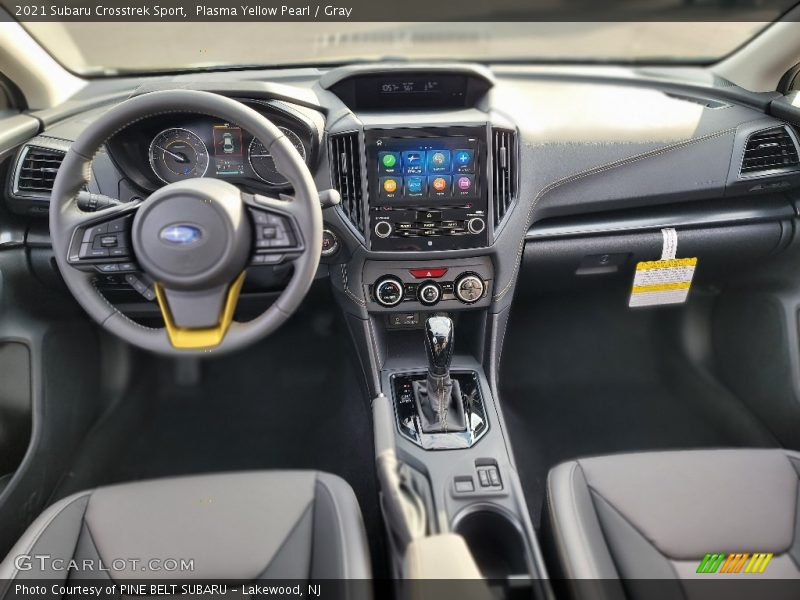 Plasma Yellow Pearl / Gray 2021 Subaru Crosstrek Sport