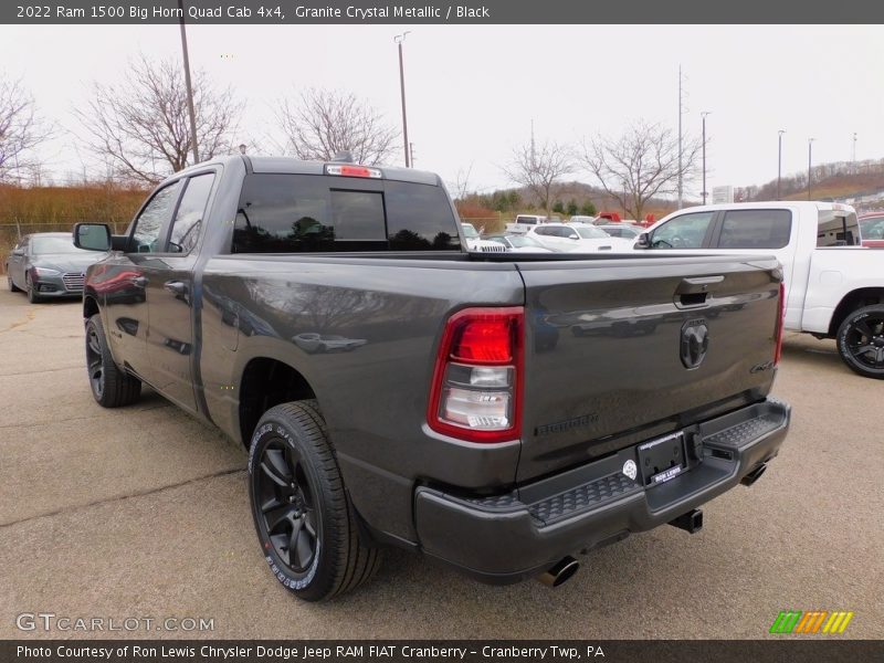 Granite Crystal Metallic / Black 2022 Ram 1500 Big Horn Quad Cab 4x4