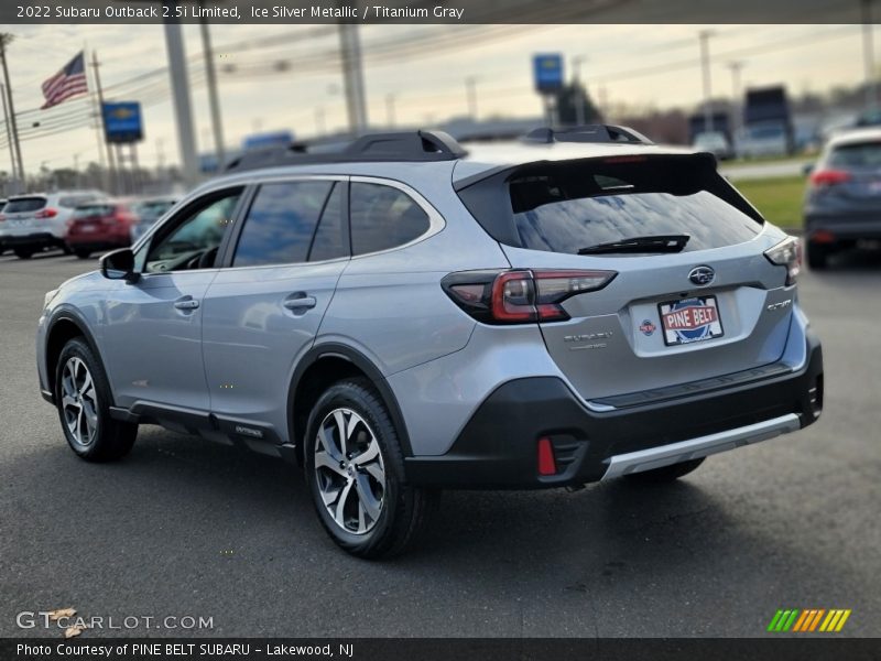 Ice Silver Metallic / Titanium Gray 2022 Subaru Outback 2.5i Limited