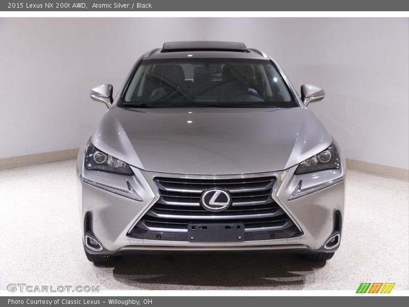 Atomic Silver / Black 2015 Lexus NX 200t AWD