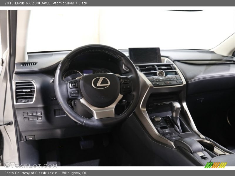 Atomic Silver / Black 2015 Lexus NX 200t AWD