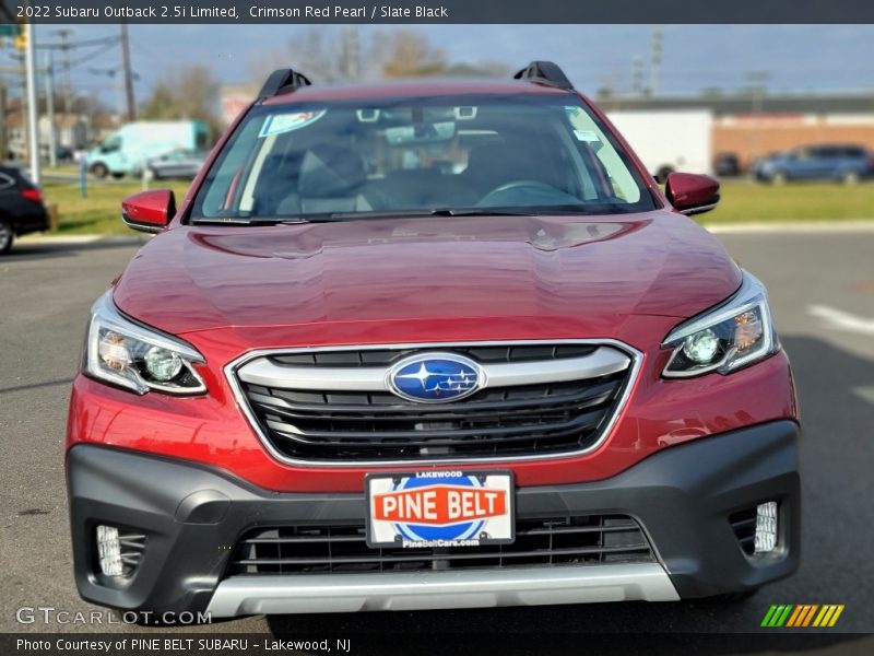 Crimson Red Pearl / Slate Black 2022 Subaru Outback 2.5i Limited