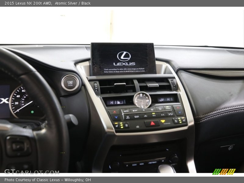 Atomic Silver / Black 2015 Lexus NX 200t AWD