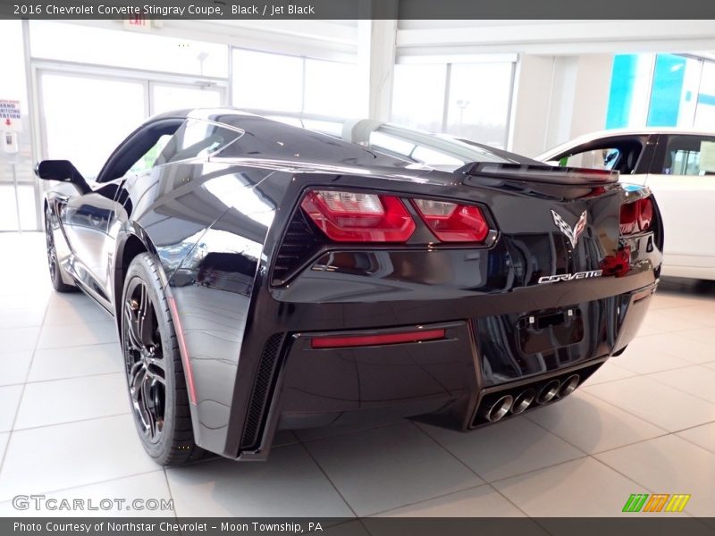 Black / Jet Black 2016 Chevrolet Corvette Stingray Coupe