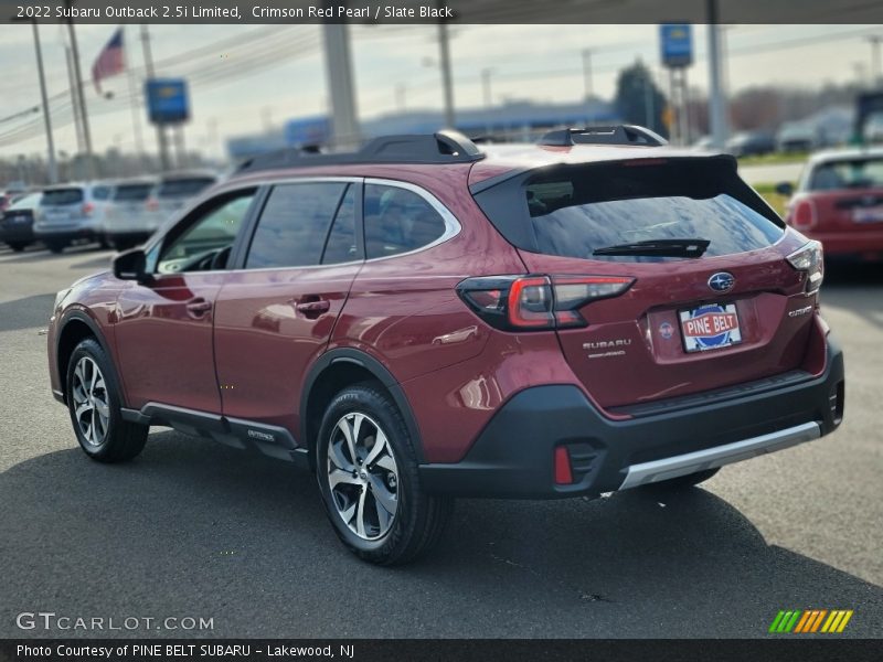 Crimson Red Pearl / Slate Black 2022 Subaru Outback 2.5i Limited
