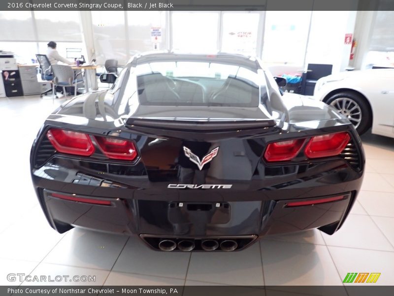 Black / Jet Black 2016 Chevrolet Corvette Stingray Coupe