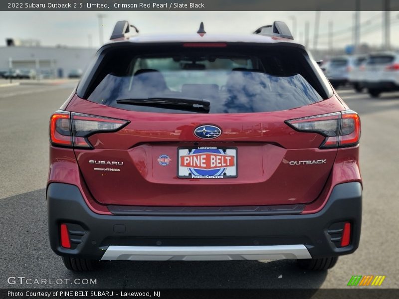Crimson Red Pearl / Slate Black 2022 Subaru Outback 2.5i Limited
