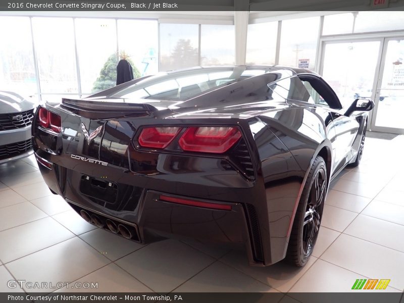 Black / Jet Black 2016 Chevrolet Corvette Stingray Coupe