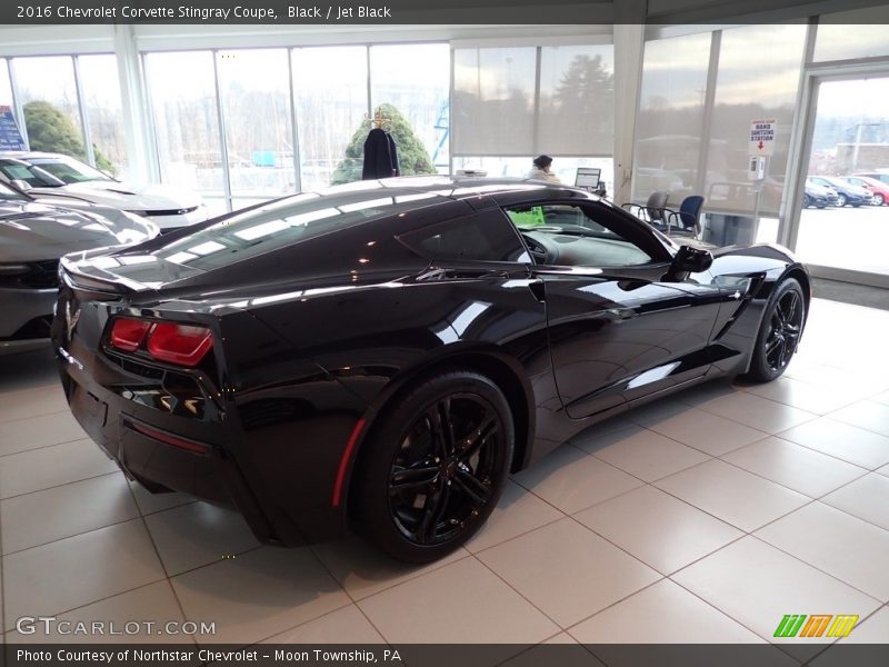 Black / Jet Black 2016 Chevrolet Corvette Stingray Coupe