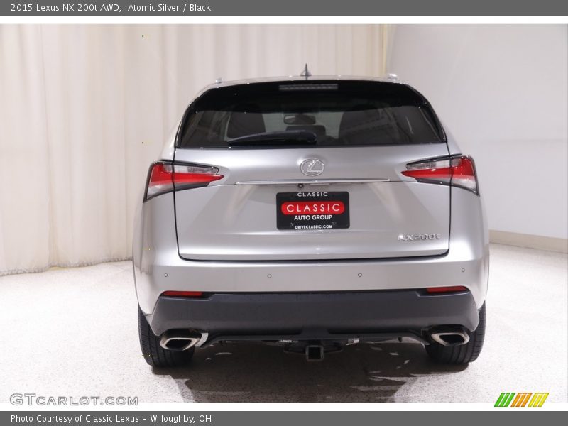 Atomic Silver / Black 2015 Lexus NX 200t AWD