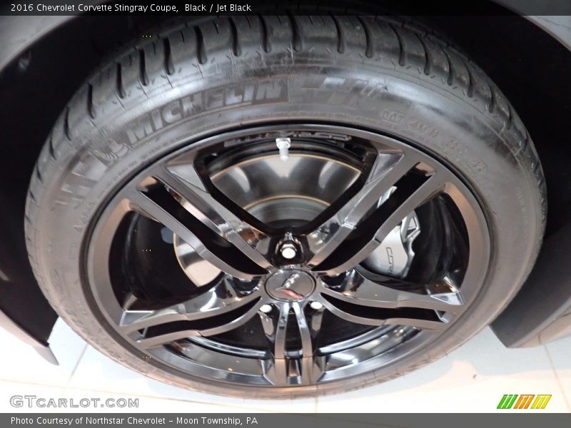 Black / Jet Black 2016 Chevrolet Corvette Stingray Coupe