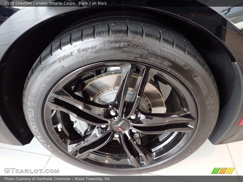 Black / Jet Black 2016 Chevrolet Corvette Stingray Coupe