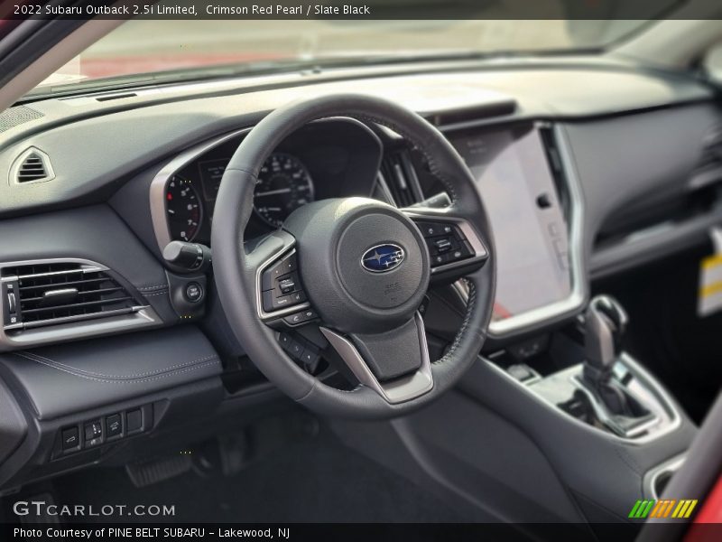 Crimson Red Pearl / Slate Black 2022 Subaru Outback 2.5i Limited