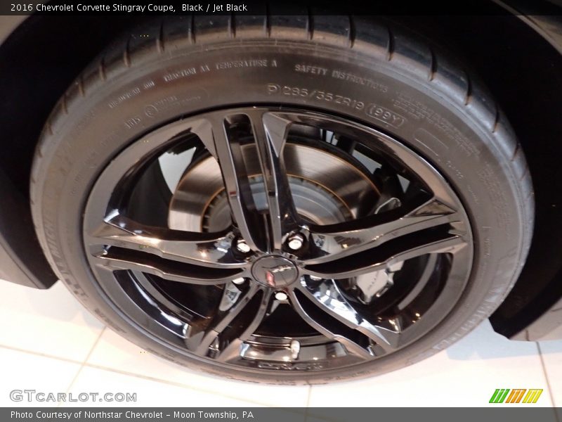 Black / Jet Black 2016 Chevrolet Corvette Stingray Coupe