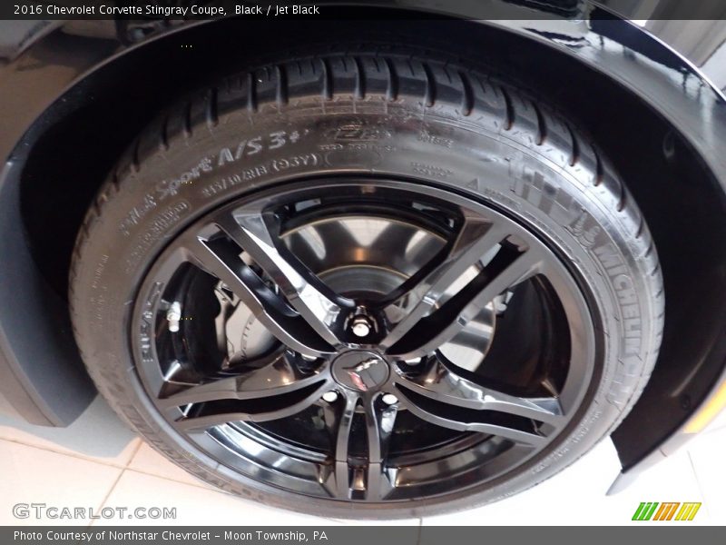 Black / Jet Black 2016 Chevrolet Corvette Stingray Coupe