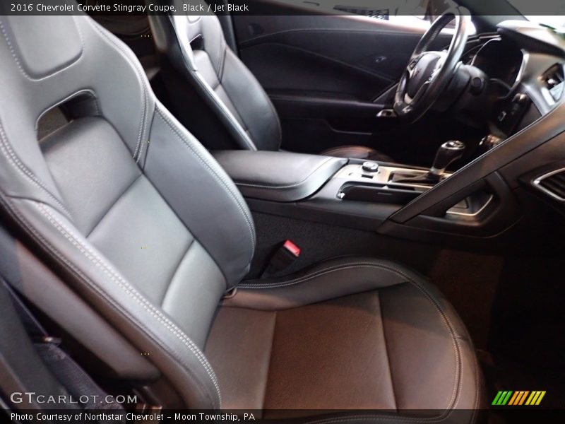 Black / Jet Black 2016 Chevrolet Corvette Stingray Coupe