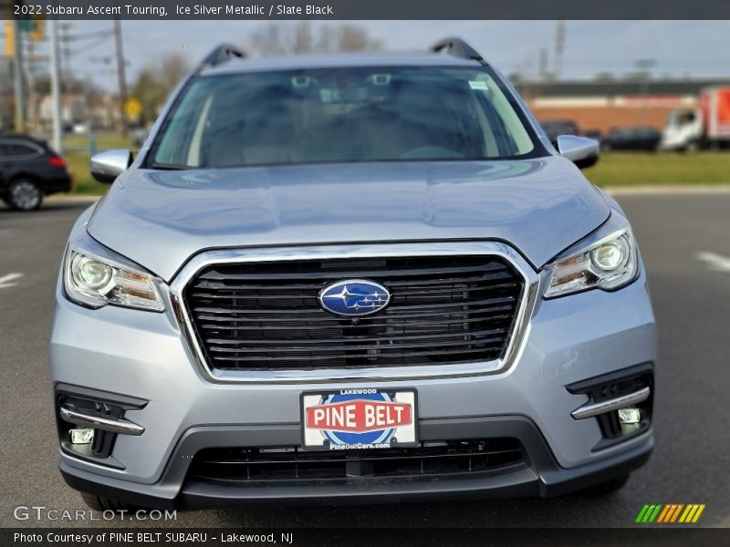 Ice Silver Metallic / Slate Black 2022 Subaru Ascent Touring