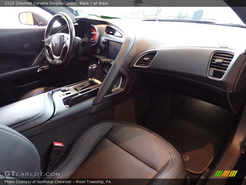 Black / Jet Black 2016 Chevrolet Corvette Stingray Coupe