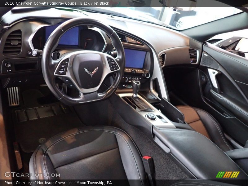 Black / Jet Black 2016 Chevrolet Corvette Stingray Coupe