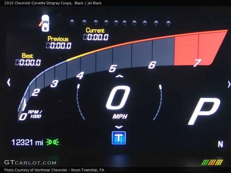 Black / Jet Black 2016 Chevrolet Corvette Stingray Coupe