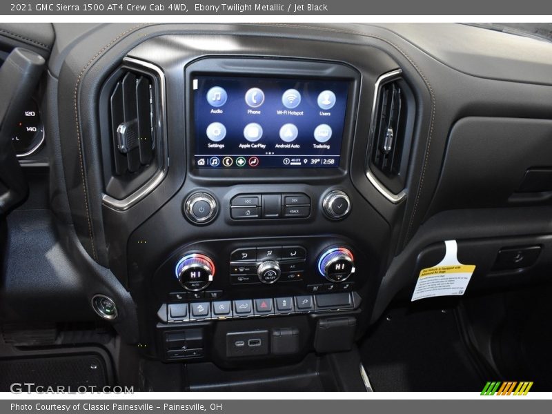 Ebony Twilight Metallic / Jet Black 2021 GMC Sierra 1500 AT4 Crew Cab 4WD